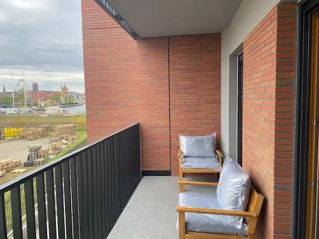 Lägenhet Apartament Nad Motlawa Z Widokiem Gdańsk Polen